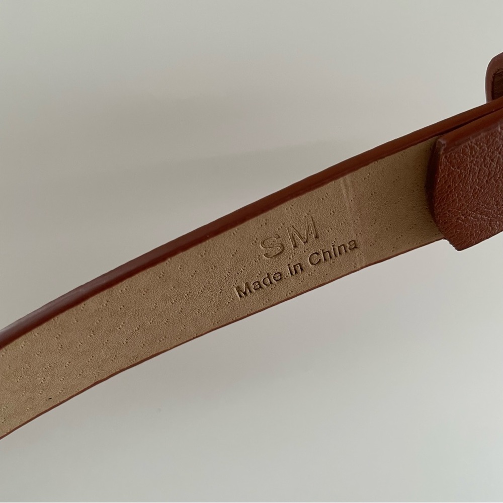 Brown Skinny Belt - Picture 8 of 8